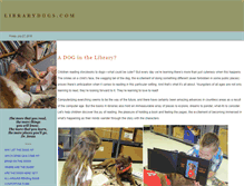 Tablet Screenshot of librarydogs.com